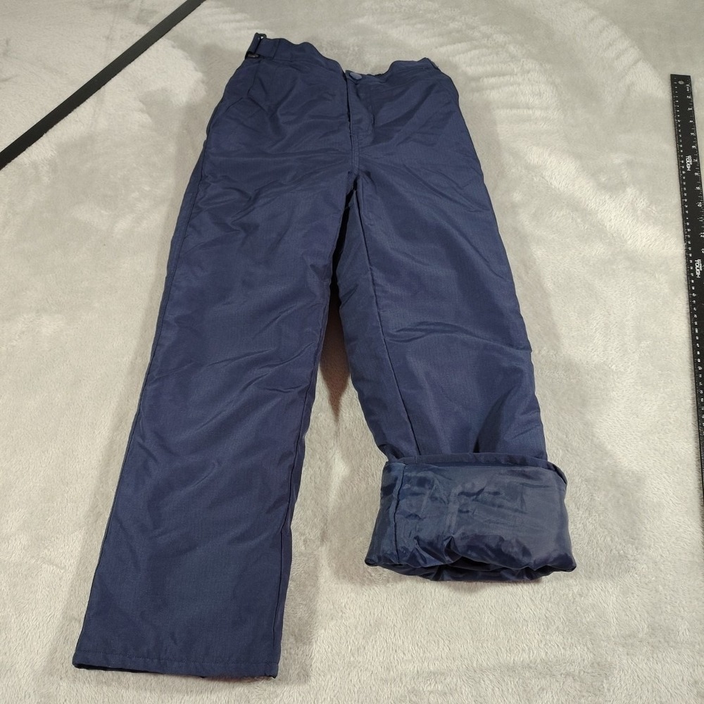 Childrens Place Snow Pants Kids 8 Navy Adjustable Waist Insulated Skiing Sleding